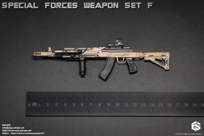 Автомат АК-74М с комплектом аксессуаров и снаряжения (Special Forces Weapon Set) - 1/6 (06045F) - Easy&Simple