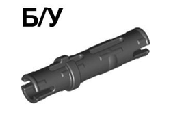 ! Б/У - Technic, Pin 3L with Friction Ridges, Black (6558 / 655826) - Б/У