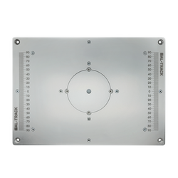 Пластина универсальная для установки фрезера в стол 350*250 мм. с гравировкой линеек