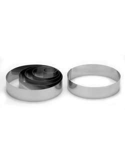 Кольцо кондитерское D 9 см, H 6 см, нержавеющая сталь