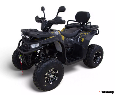 Бензиновый квадроцикл MOTAX GRIZLIK W200 LUX желтый