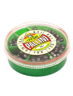 Набор грузил PALLINI 70 гр. (Белоруссия) (10уп.)
