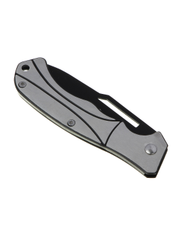 ЕРМАК Нож туристический складной 17 см. толщина лезвия 1,8 мм, нерж. сталь, арт.1, 2 штуки