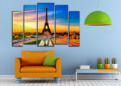 Модульная картина "Символ Парижа"