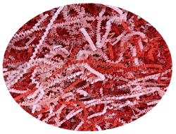 Бумажный наполнитель 100 гр цвет микс красно розовый