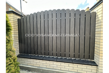 Забор из ДПК