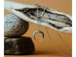 Подвеска Луна на цепочке