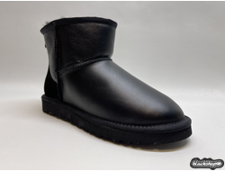 UGG CLASSIC MINI ЧЕРНЫЕ C МЕХОМ (36-46)