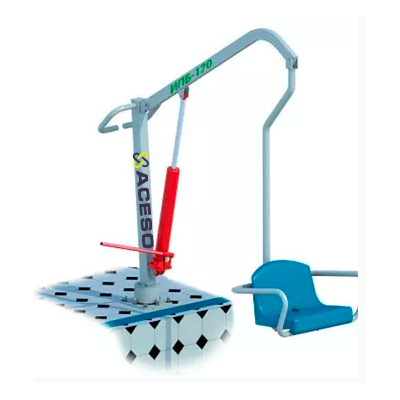 Подъемник инвалидный для бассейна ИПБ-170Г (с гидравлическим приводом)