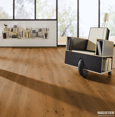 Паркетная доска Meister Дуб Витал Бакеральм 8834 в интерьере