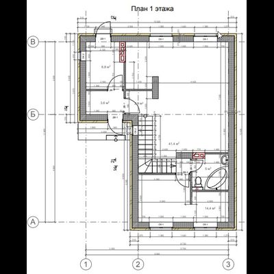 Двухэтажный дом с четырьмя спальнями 144м² (S21)
