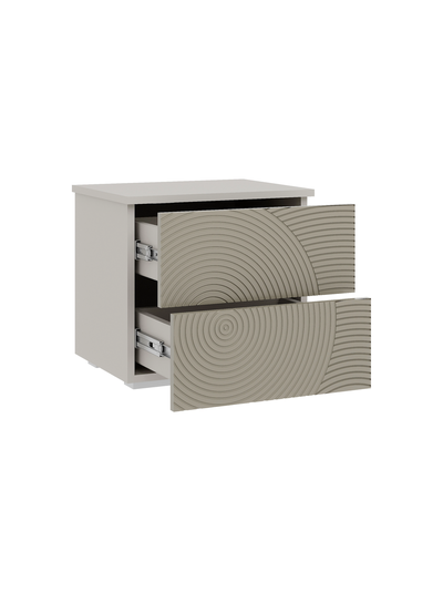 Атлантис Тумба прикроватная ТМ-001 Кашемир / МДФ - матовая Флан GA-06