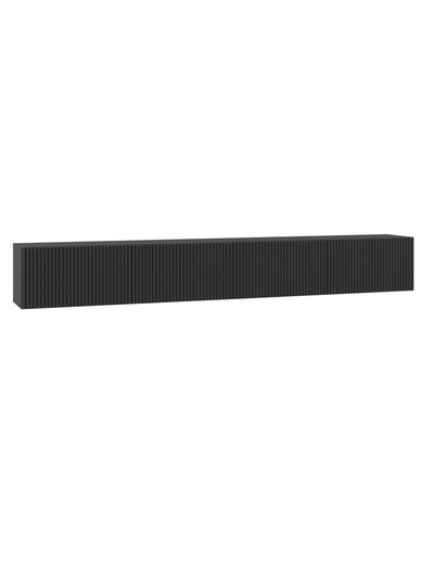 Инфинити тумба под ТВ подвесная  2400 мм Графит / мдф Эйфория QR-17