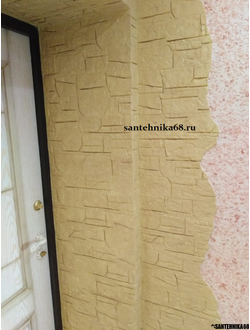 Декоративный гипсовый камень 23*6см толщина 1см г. Тамбов цена за 1 кв.м