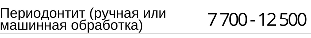 Лечение периодонтита цена (ручная обработка) Новосибирск прайс в Адентал
