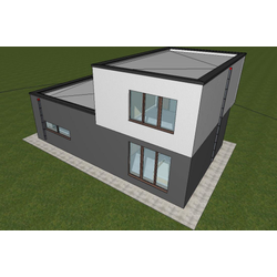 Двухэтажный дом с тремя спальнями 126м² (S107)