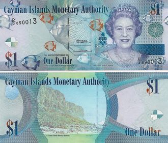 Каймановы острова 1 доллар 2010 г.