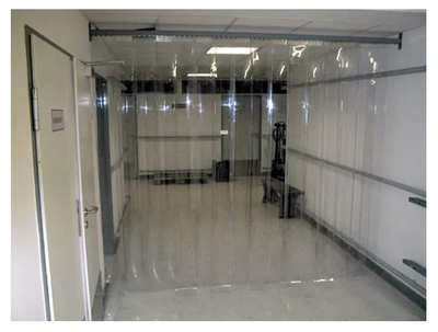 Полосовая ПВХ завеса морозостойкая 200х2 мм, 1 рулон/бухта, длина  7.0 м