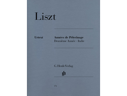 Liszt Annees de Pelerinage, Deuxieme Annee - Italie