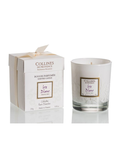 АРОМАТИЧЕСКАЯ СВЕЧА COLLINES DE PROVENCE "БЕЛЫЙ ИРИС"