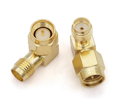 Переходник угловой SMA-J SMA-K для коаксиального кабельного разъема