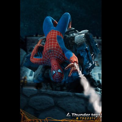 Человек-Паук (делюкс версия) - Коллекционная ФИГУРКА 1/6 Variant Spider Deluxe Edition (TD2021C) - Thunder Toys