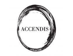 Логотип Accendis, логотип бренда Accendis, логотип парфюмерии Accendis