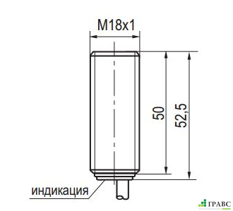 Индуктивный датчик ISB B43A-11-5-L