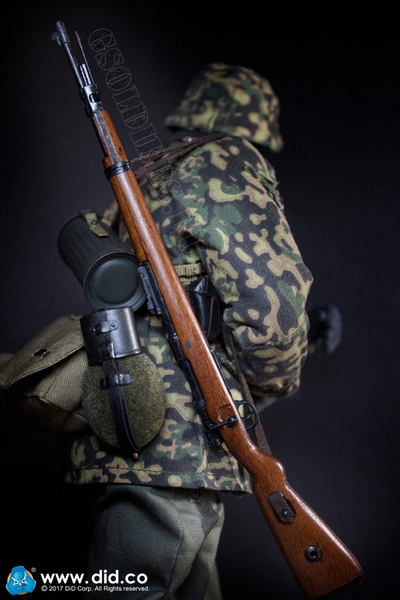 Немецкий солдат - Коллекционная фигурка 1/6 - 3rd SS-Panzer-Division MG34 Gunner Ver. C "Curtis" (D80127) - DID