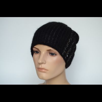 Черная шапка со стразами Vizio Италия 8000 CУ