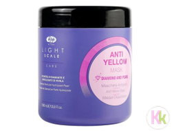 LISAP MILANO Маска для осветленных, мелированных и седых волос Light Scale Care Anti Yellow Mask, 1000 мл