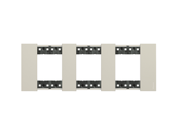 Bticino KA4802M3KM, Рамка 2+2+2 модуля, песок, Living Now