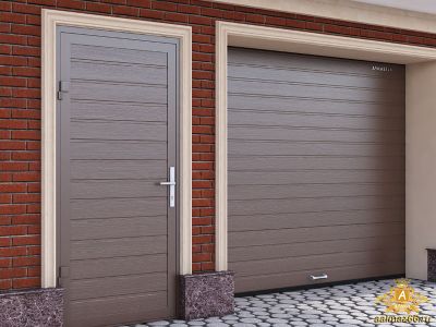 Секционные подъемные гаражные ворота RSD01BIW 2000-1900