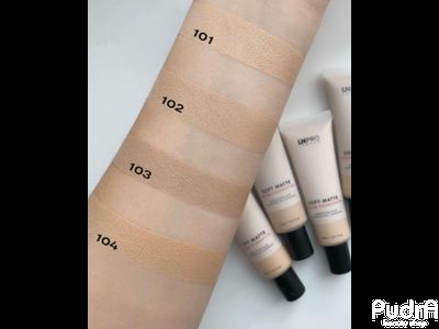 LN PRO тональная основа для лица SOFT Matte Foundation, тон 102 айвори, 30 мл