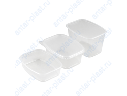 Контейнеры прямоугольные 186х132мм