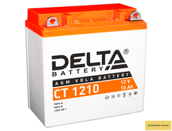АКБ DELTA CT 1210 YTX10-BS (135 х 78 х 138)