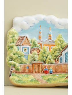 Городской сюжет лето (панно)