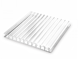 Поликарбонат прозрачный 6мм 2,1*6м пл. плот.1,1кг/кв.м Актуаль УФ-защита [97020]