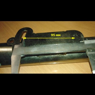 Держатель спиннинга на транцевые колеса оцинковка