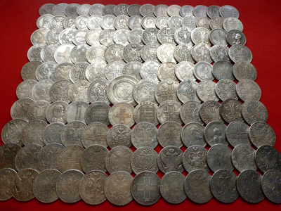 Полная коллекция царских рублей - 130 штук! Копии высшего качества!