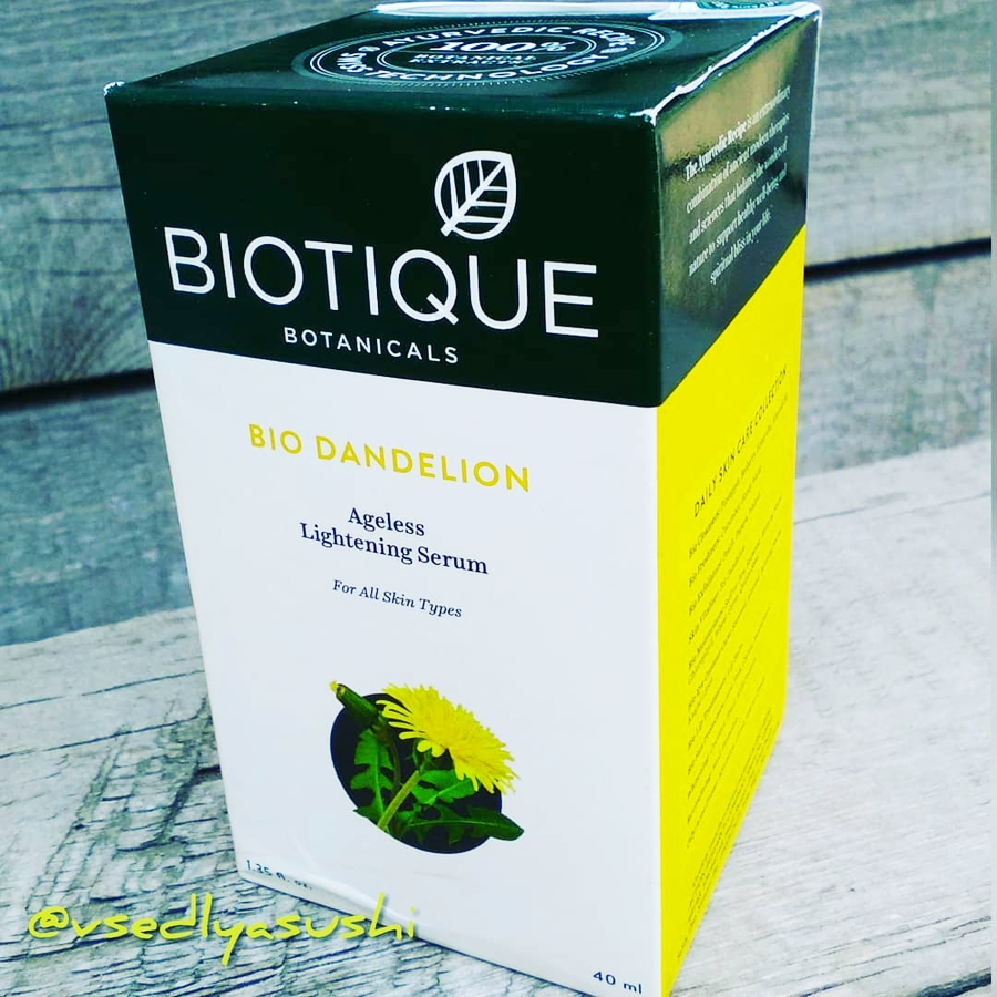 Сыворотка для лица и тела Bio Dandelion BIOTIQUE (Индия) 40 мл