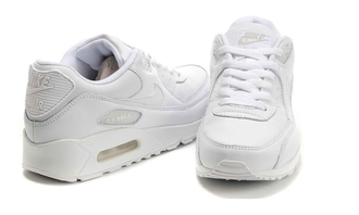 Nike Air Max 90 Белые, кожа (36-46) Арт. 006MF