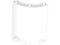 Cylinder Quarter 4 x 4 x 6, Trans-Clear (30562 / 4599452 / 6236111)