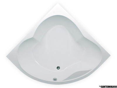 Ванна акриловая угловая 1Marka CASSANDRA 140x140 на раме + панель в комплекте снят с производства