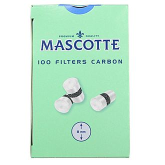 MASCOTTE фильтры для самокруток FILTERS CARBON 8mm