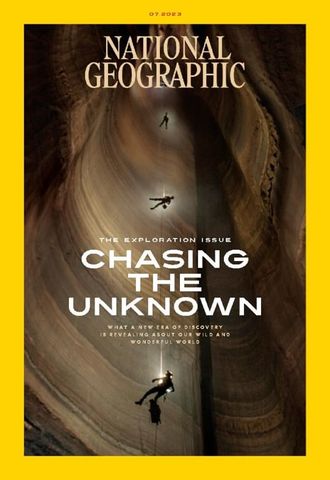 National Geographic Magazine July 2023 Chasing The Unknown Issue, Иностранные журналы, Intpressshop