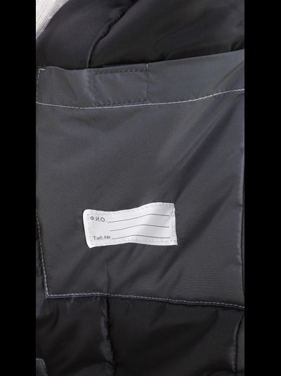 Куртка ГОРОД-ЗИМА, цв. серый/светло-серый/красный