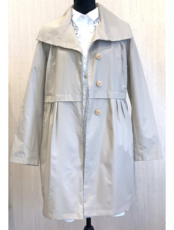 Плащ укороченный с карманами