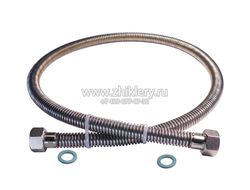 Подводка для газа сильфонная G-BEKA 1/2" L-2,0м (Г/Г)