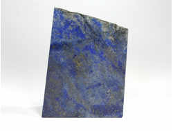 Лазурит, срез полированный с одной стороны, Афганистан (90*65*24 мм, 214 г) №25261
